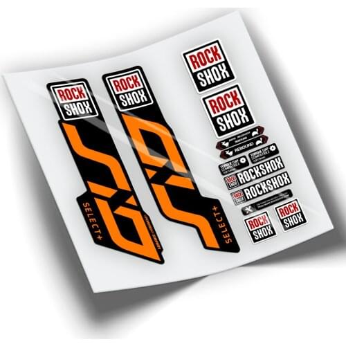 STICKERS FORK BICYCLE ROCKSHOX SID SELECT PLUS 2020 WP366