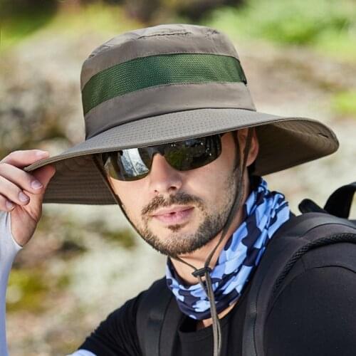 New Breathable Mesh Sunscreen purl Reflective Fisherman Hat Mens outdoor fishing hat Mountaineering sunhat Universal beach hat
