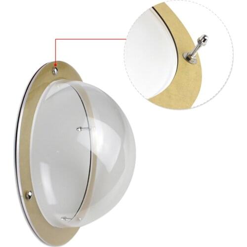 Dog Cat Porthole Window Round Transparent for Fence Pet Peek Look Out Durable Acrylic Reduced Barking Pet Supplies #W0