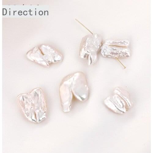 Natural Freshwater Pearl Symphony with Hole Baroque Irregular Shaped Diy Handmade Jewelry Accessories Material