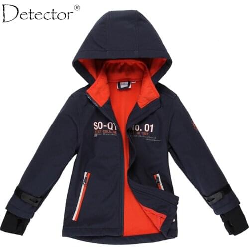 Detector boys softshell jacket Navy 92-128