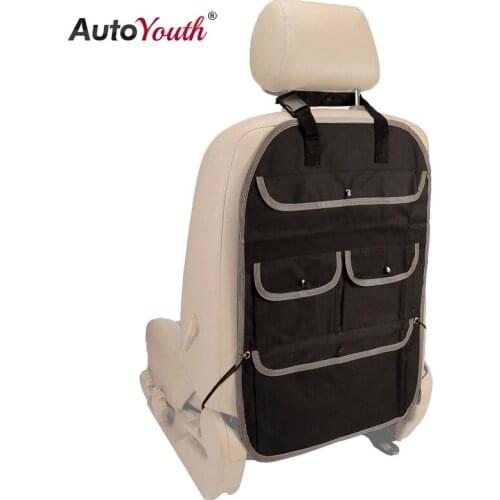 AUTOYOUTH Storage Bag Car Seat Back Organizer Multi-Pocket Travel Multifunction Storage Bag Kids Toy Seat Protector 1 Piece