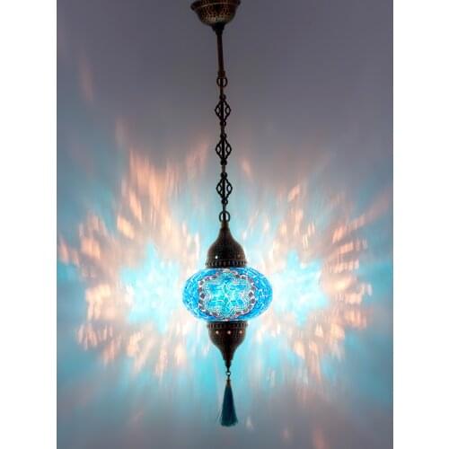 12 COLOR VARIATIONS turkish mosaic pendant lamp