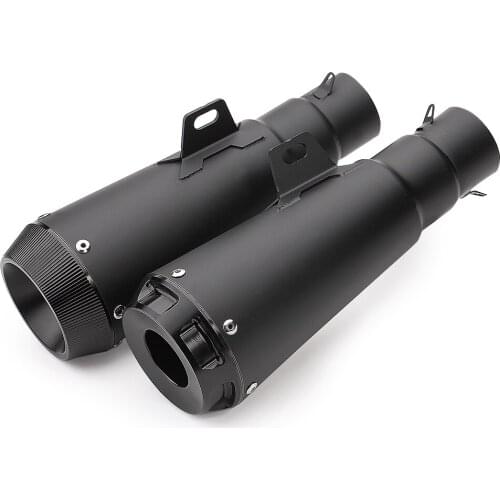 Universal 51mm Motorcycle exhaust pipe Motocross Scooter SC Exhaust Pipe Muffler for Honda Z800 R6 R25 CBR 650 ninja250 cb400