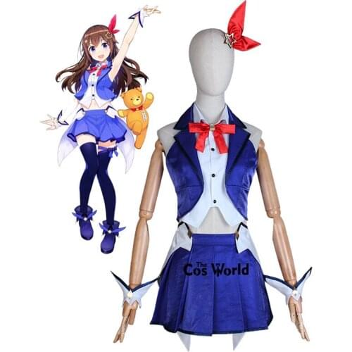 YouTuber Vtuber Hololive Tokino Sora Idol Dress Uniform Outfit Customize Cosplay Costumes