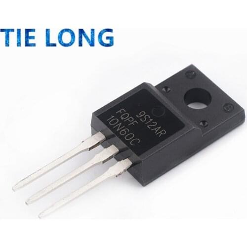 10PCS FQPF10N60C TO-220 10N60C 10N60 TO220 FQPF10N60 new MOS FET transistor