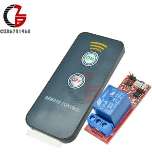 12V 1 Channel Infrared Switch Relay Driving Module Board Controller Remote