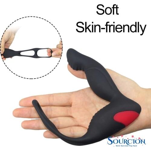 SWT Male Prostate Massager Stimulator Adults Sexshop Masturbator Sex Toys for A Couple Men Gay Strap-on vibrators Anal Plug