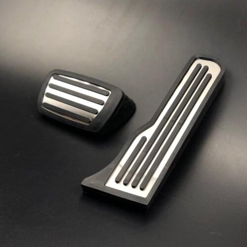 No Drill Gas Fuel Brake Footrest Foot Pedal Plate Cover For Cadillac ATS ATS-V Sedan / Coupe 2013 2014 2015 Car Accessories