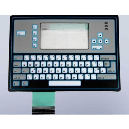For Willett 43S keyboard display keyboard membrane VB100-043S-101 Blue color for Willett 43S 430 printer keypad overplay