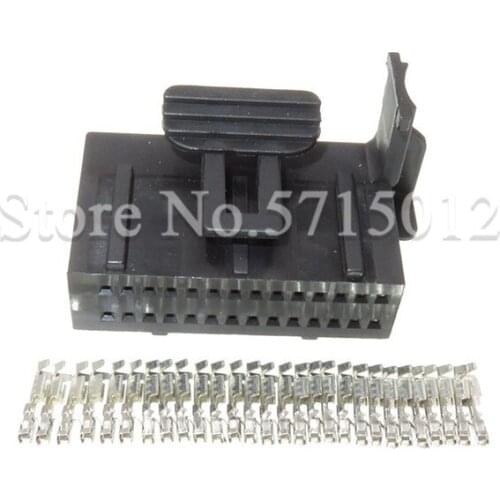 28 Hole Electrical Auto Wiring Harness Connector Female Auto Cable Socket With Terminals DJ7281-0.6-21