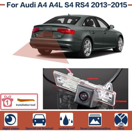 Night Vision Full HD Car Rear View Reverse Backup Camera High Quality CCD For Audi A4 A4L S4 RS4 2013-2015