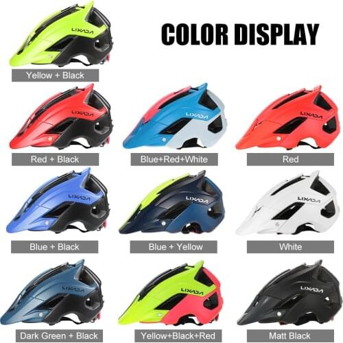 ​Lixada Mountain Bike Cycling Bicycle Helmet Sports Safety Protective Helmet 13 Vents Ultra-lightweight MTB Bike Helmet