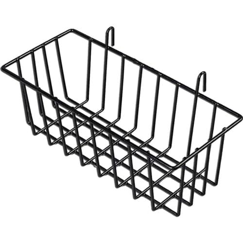 23CM Metal Decorative Storage Basket DIY Grid Flower Pot Hanging Shelf Dormitory Wall Mounted Iron Frame Hanging Storage Basket