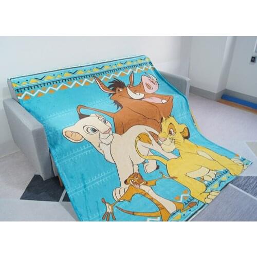 Disney Leopard Simba Lion King Super Soft Flannel Blanket Throw for Children Kids Boys Adults Bedsheet 160x190cm