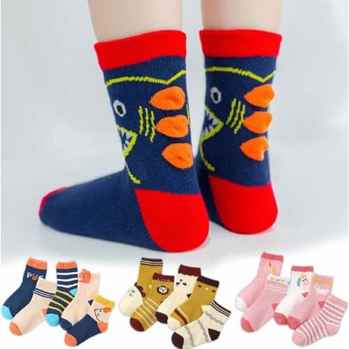 Newborn Baby Socks Baby Girls Socks Autumn and Winter Cotton Baby Kids Socks for Children Boys Socks 1-12 Y