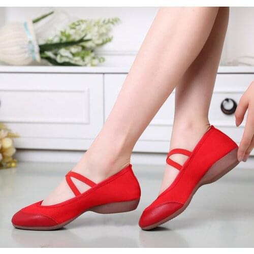 Girls Square Dance Shoes Canvas Breathable Cloth Shoes For Girls Woman Oxford Soft Sole Dancing Shoes Everyday Sneakers
