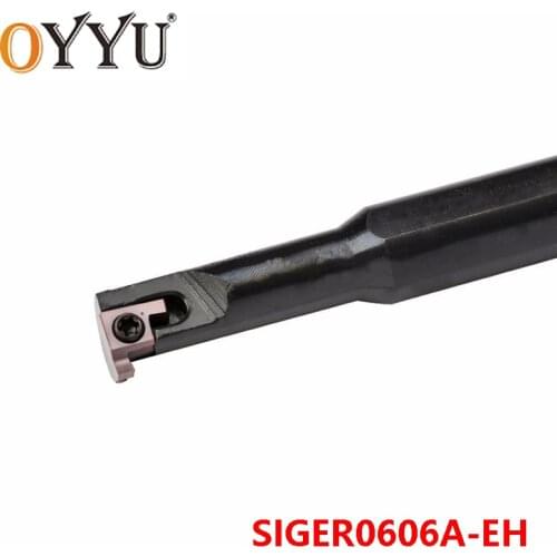 OYYU SIGER0606A-EH SIGER0606 SIGER 0606 Small Bore Slotted Tool Shank Turning Toolholder use GER-A Carbide Inserts