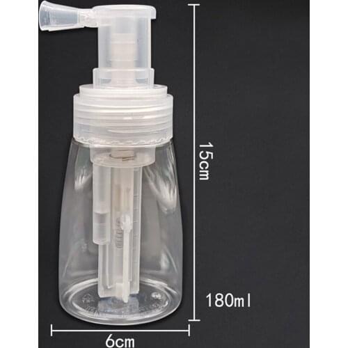 Dismountable Travel Powder Spray Bottle PET Material Cosmetics Bottles 180ml