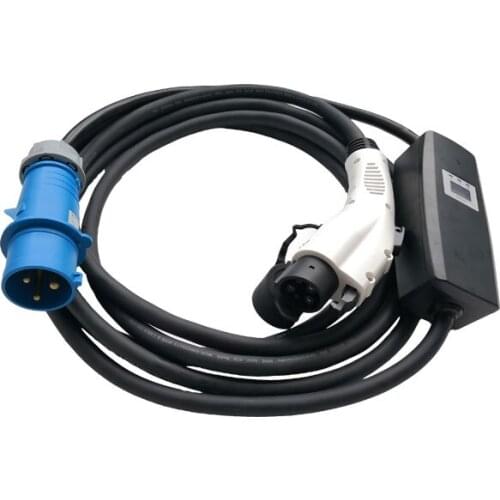 Type 1 10a 16a adjustable portable ev charger station j1772 with CEE plug