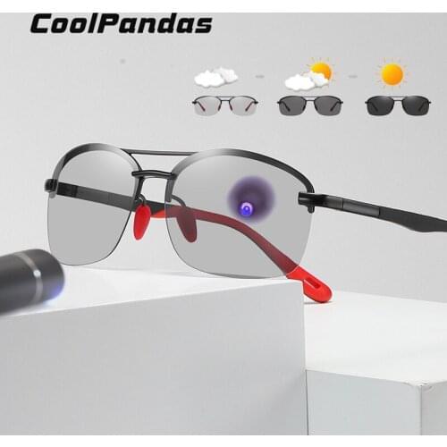2021 Intelligent Rimless Photochromic Sunglasses Men Polarized Women Sun Glasses Day Night Driving UV400 Goggles zonnebril heren