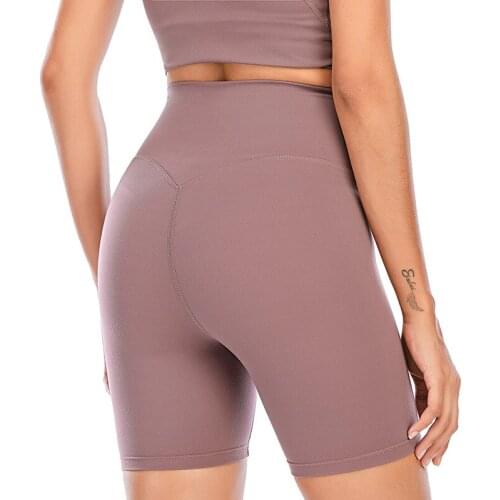 WHOUARE Seamless Fitness Yoga Shorts for Sports Female High Waist Push Up Running Workout Gym Breathable Yoga Shorts