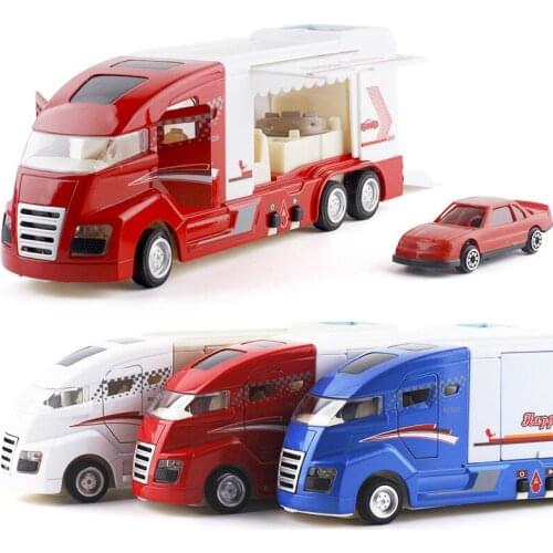 Funny 1:32 Die Casts Auto Electronic Simulation Car-Models RV Bus Flashing Travel Cars Toys for Children Vehicles with mini car