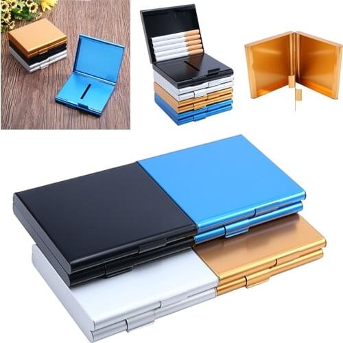 20 Cigarettes Storage Case Box Aluminum Alloy Tobacco Container Holder gift Smoking Tool MAYITR