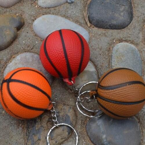 3pcs/lot Jewelry Basketball cell key accessories basketball keychain key chain ring small gift