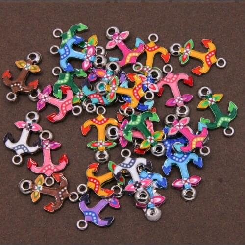 6pcs Bohemian Style Exquisite Handmade Ship Sight Connector Making Bracelet Jewelry Findings DIY Accessories Wholesale