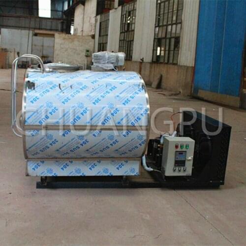 High Quality 500L Milk Cooling Tank , SS304 Milk Refrigeration Tank for Cooling Milk, Juice, Beer, Blood