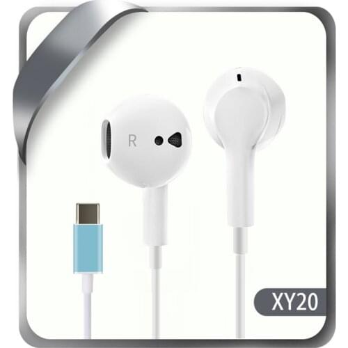 Bass Stereo Headphones Usb Leeco Type-C Earphones With Mic Headsets For Xiaomi Huawei Smart Phone Type C Portable Audio Earbuds
