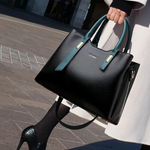 Large Capacity Shoulder Bags Womens Bag High Quality PU Leather Women Handbags And Purse Tote Bags For Women Big Female Handbag