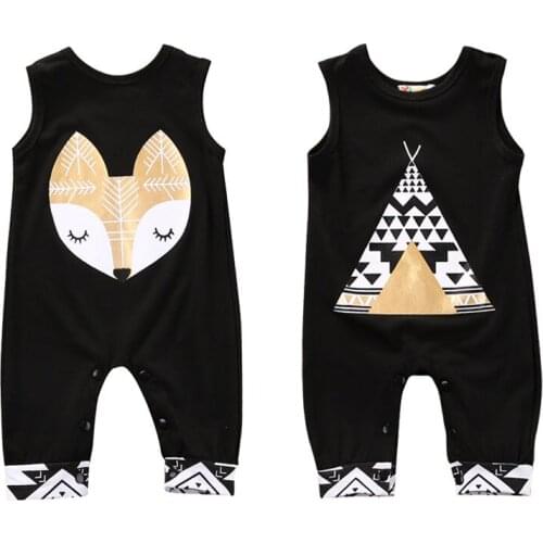 Infant Newborn Baby Boy Long Jumpsuit Chlothing Tent Wigwam Romper Bodysuit Summer Clothes Outfit
