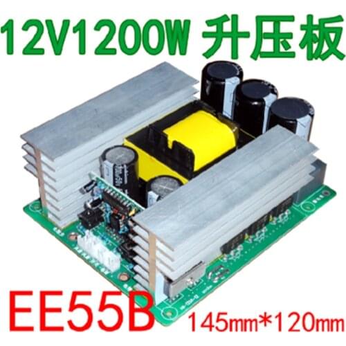 Electronic inverter 12V 1200W pre-stage EE55 core high frequency transformer Inverter booster module board