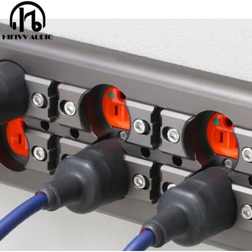 Hi END Audio Amplifier 86 US Socket Power Cable Shock Absorber Clamp Wallpad Panel Electric Wall Power Socket Electrical Outlets