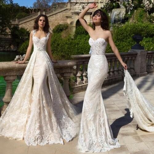 HIRE LNYER Wedding Dresses With A Train