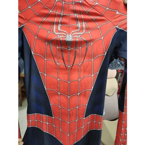 Classic Raimi Costume Cosplay Superhero Zentai Bodysuit 3D Print Jumpsuit Halloween Costume Classic Raimi Costume