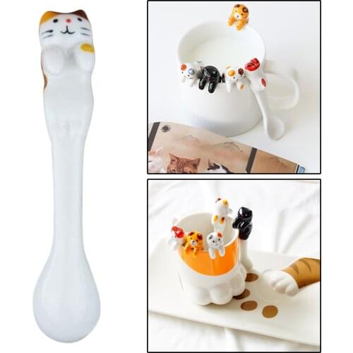 Mini Cute Creative Spoon Teaspoons for Dessert Cake Soup Cappuccino Home
