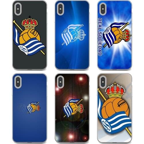 Soft Covers real-sociedad-Logo-Sports-Spain-Print For Samsung Galaxy A12 A31 A41 A51 A71 A20e A21s M30 A10 A30 A40 A50 A60 A70