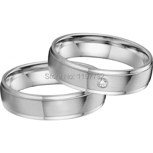 2014 new custom tailor handmade Matching silver color wedding bands engagement ring sets for couples men and women