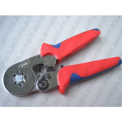 LSC8-6-4A 0.25-6mm2 Terminal Crimping Tool Bootlace Ferrule Crimper Wire end Cord end lug
