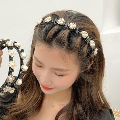 Hairband Hair Bands for Women Girls Hair Accessories Double Bangs Hairstyle Women Headbands Make Up Hairpins Hair Hoop