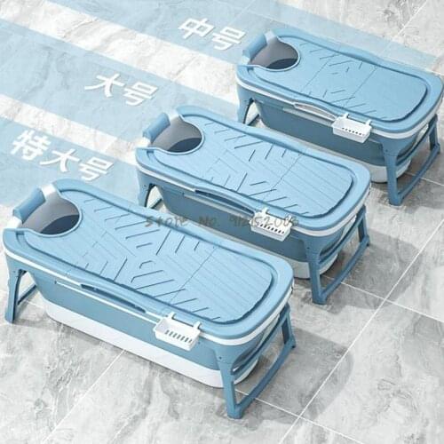 Bathtub Adult Foldable Bathtub Bathtub Plus Large Bathtub Thickened Bathtub Household Bath Full Body Barrel