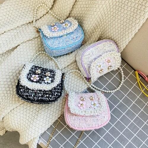 Raged Sheep Children Shoulder Mini Messenger Bags Cute Mini Cartoon Princess Coin Purses Fashion Accessories Bag Flower Handbag