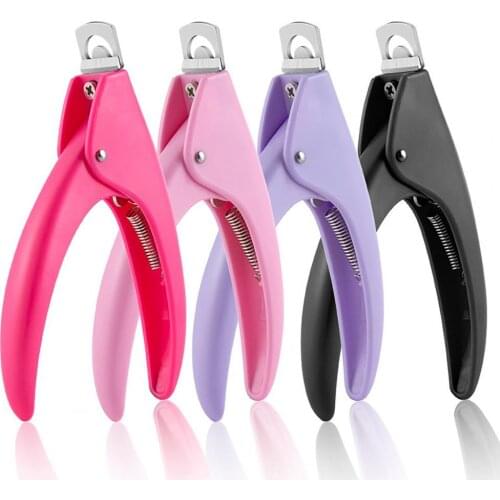 U Shape Manicure Tools Plastic Professional Ergonomic Design Nail Trimmer Clipper for Manicurists
