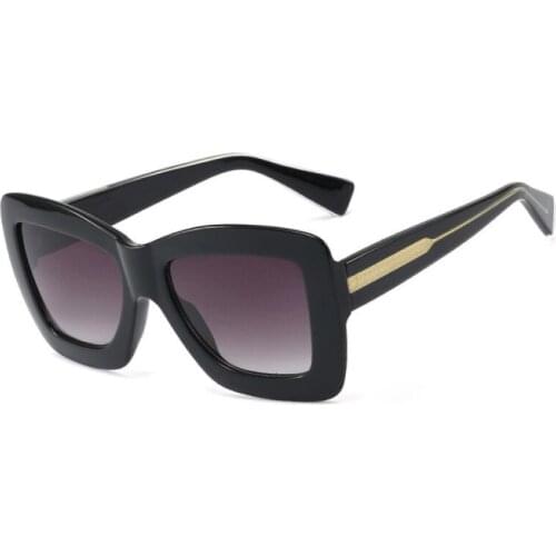Veshion Square Gradient Lens Luxury Sunglasses Men Women Fashion Shades UV400 Vintage Glasses