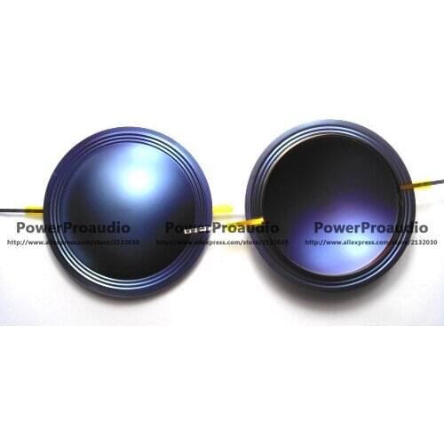2pcs 72.2mm 2.84" 2 7/8" Diaphragm Aluminum external dual-core treble voice coil