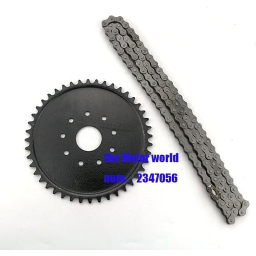 415 Chain and 44T Tooth 9 Hole Rear Sprocket Master&Drive Sprocket Fits For 49cc 66cc 80cc Motorized Bike Engine Parts