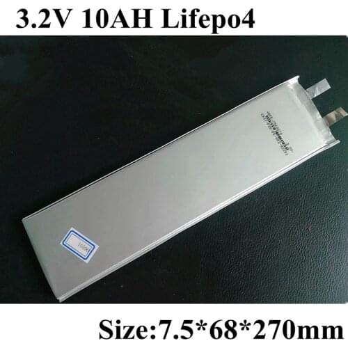 10pcs Original Lifepo4 10000mah Battery Cell 10ah 3.2V Battery Foelectric Scooter Bicycle Battery Diy Ebike Wheelchair Kit